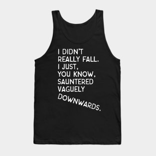 Good Omens: Sauntered Vaguely Downwards Tank Top